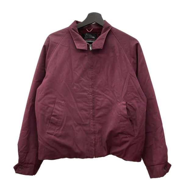 シアーズ Sears 70's 80's Vintage ヴィンテージ スウィングトップ スポーツジャケット ボア TALON Zipper えんじ色 サイズ38 ジャケット 無地 ワインレッド 104MT-1041