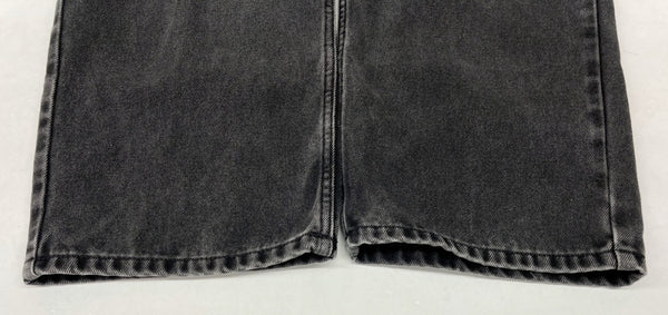 メゾンマルジェラ Maison Margiela スラッシュ ディテール カット アウト ジーンズ SLASH DETAIL CUT OUT JEANS DENIM BLACK 黒 S51LA0051 S30743 デニム 無地 グレー 104LB-7