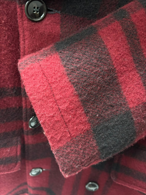 【曜日割引対象外】 ヴィンテージ vintage 80's 80s 80年代 レイクランド Lakeland 襟ボア  ピーコート コート レッド 42サイズ 201MT-3175 VB