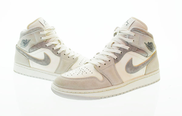 ナイキ NIKE AIR JORDAN 1 MID SE エアジョーダン1 ミッド SE GREY/SMOKE GREY-SAIL FQ7720-002 メンズ靴 スニーカー グレー 28cm 103S-598