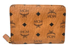 エムシーエム MCM Aren ジップ ウォレット ヴィセトス オリジナル ミニジップ アラウンド カードケース コインケース 小物入れ 総柄 コニャック COGNAC BROWN 茶色 MYLAAVI03CO001 財布・ケース レディース財布 ロゴ ブラウン 104W-16