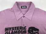 ヒステリックグラマー HYSTERIC GLAMOUR NIGHT GAMES ロングワンピース シャツ オーバーサイズ オーバーシルエット ヒスガール 日本製 PURPLE 紫 01211CO12 ワンピース プリント パープル フリーサイズ 104LT-200