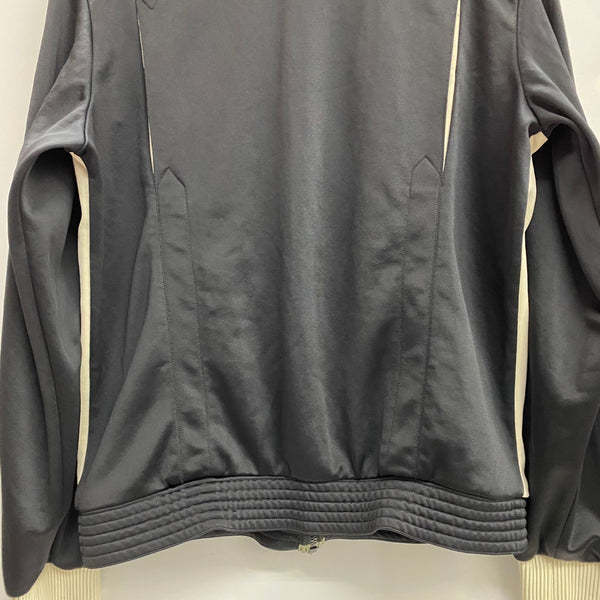 【曜日割引対象外】 アディダス adidas 襟付き ジャージ 復刻 トラックジャケット ジャージ ホワイト Mサイズ 201MT-4705 VB