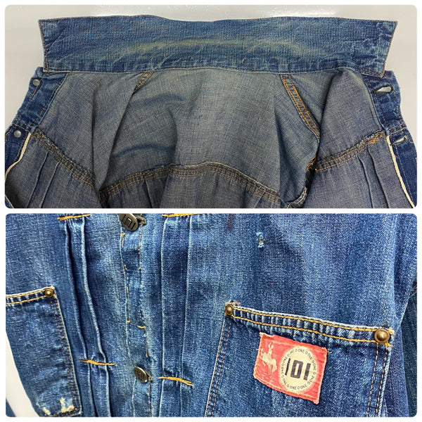 【曜日割引対象外】 ヴィンテージ vintage 40's MONTGOMERY WARD 101 DENIM JACKET ジャケット ブルー 201MT-3679 VB