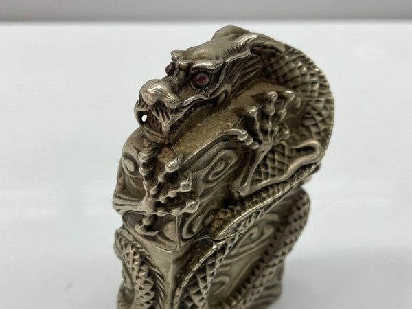 ジッポー ZIPPO Dragon ドラゴン 龍神 オイル ライター 銀 その他 総柄 シルバー 104Z-24