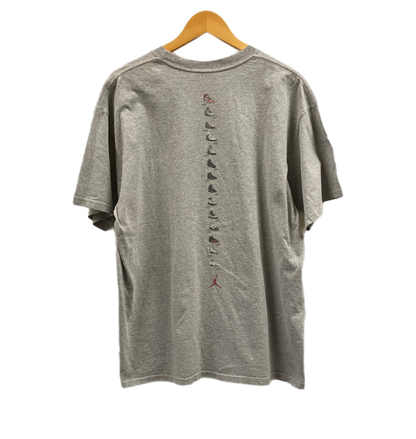 ナイキ NIKE 90's 90年代 銀タグ 14 YEARS OF AIR Michael Jordan マイケル・ジョーダン 引退記念 エアジョーダン VINTAGE ヴィンテージ Tシャツ グレー Lサイズ 101MT-4942