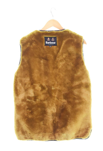 バブアー Barbour ウォームパイルウエストコート パイルライナー フロントジップ 222MLI0035 38 ベスト ブラウン 103MT-2264