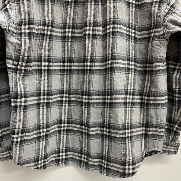 ディセンダント DESCENDANT チェック フランネル 長袖シャツ グレー 2サイズ 201MT-4762