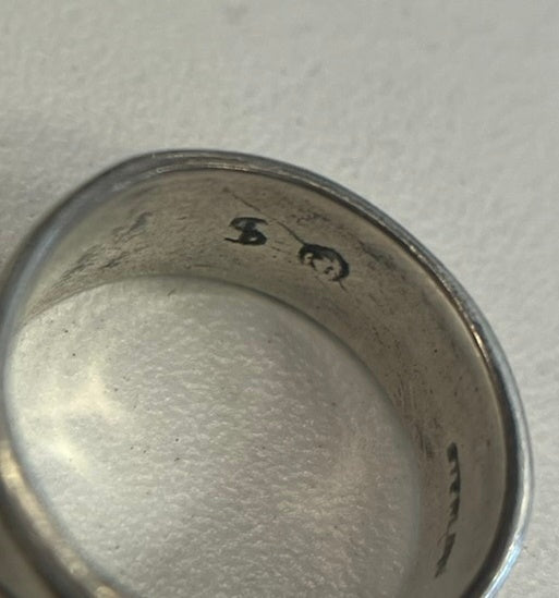 シルバー Silver BEAR & BROKEN ARROW STERLING SILVER RING ベア アンド ブロークンアロー スターリングシルバー ピンキーリング  メンズジュエリー・アクセサリー インディアンジュエリー 指輪・リング シルバー 101G-207