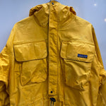 【曜日割引対象外】 パタゴニア PATAGONIA 90's skanorak jacket ナイロン アノラックパーカー ジャケット イエロー Lサイズ 201MT-4794 VB
