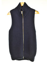 メゾンマルジェラ Maison Margiela  2009AW マルタンマルジェラ ここのえ期 ドライバーズニットベスト ベスト ネイビー 103MT-2898