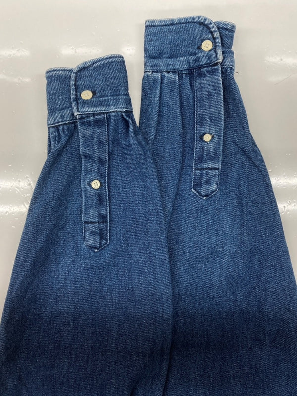 ラルフローレン RalphLauren POLO COUNTRY 90s BUTTONDOWN DENIM SHIRT ボタンダウン デニム シャツ 長袖 インディゴ 青 長袖シャツ ロゴ ブルー Sサイズ 104MT-2263