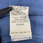 アニエスベー agnes b. ロングスカート リネンスカート 0761UAF9 スカート ブルー 201LB-102