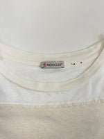 モンクレール MONCLER JW ANDERSON JWアンダーソン つぎはぎデザイン ボーダー 生成り G109E8C00009 Tシャツ ホワイト Sサイズ 101MT-4198