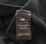 ヴェトモン VETEMENTS 18SS Tape Hoodie WSS18TR26 テープ デザイン スウェット プルオーバー パーカー  WSS18TR26  XS パーカ ブラック SSサイズ 103MT-2437