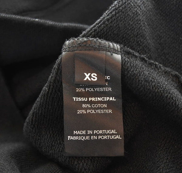 ヴェトモン VETEMENTS 18SS Tape Hoodie WSS18TR26 テープ デザイン スウェット プルオーバー パーカー  WSS18TR26  XS パーカ ブラック SSサイズ 103MT-2437