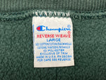 チャンピオン Champion 90's REVERSE WEAVE リバースウィーブ  ヴィンテージ CHI OMEGA ワンポイント 緑 スウェット 刺繍 グリーン Lサイズ 104MT-666