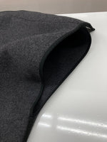 ボッテガヴェネタ BOTTEGA VENETA CAPE COAT ケープ コート ショートスリーブ ポンチョ 薄手 アウター ジャケット 灰 サイズ 38 コート 無地 グレー 104MT-2109