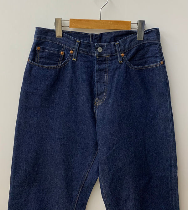 【曜日割引対象外】 リーバイス Levi's ビームス BEAMS コラボ W30 L32 デニム ロゴ ネイビー 201MB-620