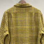 【曜日割引対象外】 ペンドルトン PENDLETON 60's Wool Open Collar Shirt 開襟 チェック 長袖シャツ 黄色 XLサイズ 201MT-3720 VB
