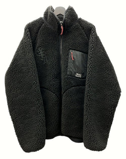 ナンガ NANGA × WIND AND SEA ウィンダンシー BOA FLEECE JACKET ボア フリース ジャケット アウター 黒 C0000331 ジャケット ロゴ ブラック Lサイズ 104MT-617