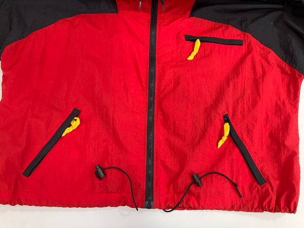 US US古着 90's 90年代 Marlboro マルボロ ナイロンジャケット マウンテンパーカー ヴィンテージ VINTAGE ジャケット レッド Lサイズ 101MT-4180