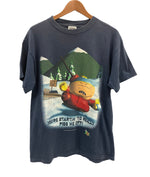 US US古着 90's 90年代 TULTEX SOUTH PARK x N64 cartman ©1999 サウスパーク vintage ヴィンテージ Tシャツ ネイビー Lサイズ 101MT-3857