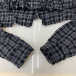 エムエーエスユー MASU 23ss GRUNGE PLAID SHIRT 長袖シャツ ブラック 46サイズ 201MT-4667