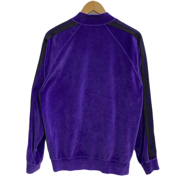 ニードルス Needles ベロア R.C. Track Jacket NS251 ジャージ パープル Mサイズ 201MT-4582