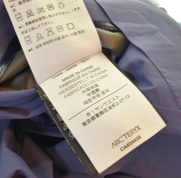 アークテリクス ARC’TERYX BETA SL ベータ SL GORE-TEX Hooded Jacket 10968-55634 ジャケット ネイビー Sサイズ 103MT-1412