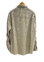 ヴェイン VEIN WO/PE RANDOM HOLE JACQUARD VESSEL L/S SHIRT JACKET VS12-307 サイズ3 長袖シャツ グレー 101MT-4856