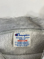 チャンピオン Champion 80s～ ヴィンテージ Vintage トリコタグ リバースウィーブ REVERSE WEAVE US古着 染み込みプリント カレッジ ボロ  スウェット グレー Mサイズ 101MT-3311