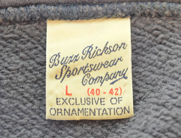 バズリクソンズ BUZZ RICKSON'S PEANUTS SNOOPY フルジップパーカー 茄子紺 ピーナッツ スヌーピー セパレートポケット セパポケ パープル Lサイズ 103MT-2829