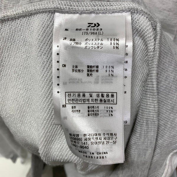 ダイワピア39 DAIWA PIER39 TECH SWEAT HALF ZIP HOODIE BE-51023 パーカ グレー Lサイズ 201MT-4745