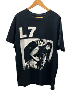 バンドTシャツ BAND-T L7 shove/fast ジャケット Tシャツ プリント ブラック フリーサイズ 101MT-2478