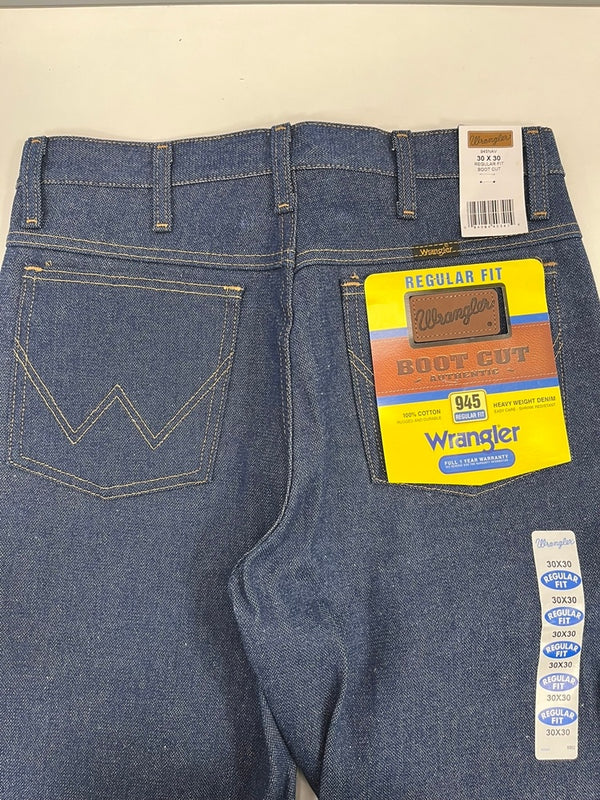 ラングラー Wrangler DEAD STOCK デッドストック 945NAV ブーツカット フレアデニム ジーンズ 濃紺 945NAV デニム ブルー 30×30 101MB-725