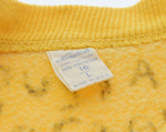 ヴィンテージ Vintage 60s 60's 60年代 USA製 PEANUTS  ビンテージ スヌーピー 染み込みプリントスウェット  スウェット イエロー Lサイズ 103MT-2208