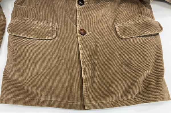 エディーバウアー Eddie Bauer 60's 60年代 日の出タグ コーデュロイ テーラードジャケット ワーク ハンティング くるみボタン VINTAGE ヴィンテージ 40 ジャケット ベージュ 101MT-5078