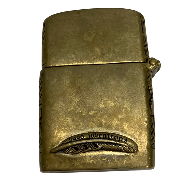 【曜日割引対象外】 【中古】グッドバイブレーション good vibrations 真鍮 シルバー925 ホースシュー オイルライター ZIPPO メンズジュエリー・アクセサリー その他 ゴールド 201goods-749 VB