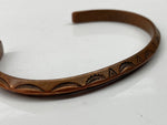 インディアンジュエリー Indian Jewelry Copper Bangle コッパー バングル Wheeler Manufacturing WM ブレスレッド メンズジュエリー バングル・ブレスレット 総柄 オレンジ 104A-76