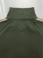 サスクワッチファブリックス Sasquatchfabrix. 23SS LACE TAPE TRACK JACKET レース テープ トラック ジャケット ジャージ 緑 23SS-CSS-001 ジャージ ライン カーキ Lサイズ 104MT-1609