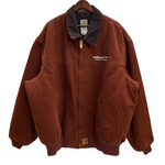 【曜日割引対象外】 カーハート Carhartt 00's Santa Fe Jacket サンタフェジャケット ワーク ジャケット ワインレッド 4XLサイズ 201MT-3700 VB