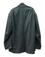 メゾンミハラヤスヒロ Maison MIHARA YASUHIRO 21SS OVERSIZED WOOL JACKET オーバーサイズ ウール ジャケット MMY テーラード ブレザー 灰 A06JK031 サイズ 46 ジャケット ロゴ グレー 104MT-2121