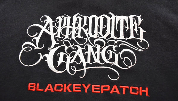ブラックアイパッチ BLACK EYE PATCH APHRODITE GANG HOLDINGS アフロディーテギャングホールディングス 刺繍 パーカー 黒 パーカ ブラック Lサイズ 103MT-2125