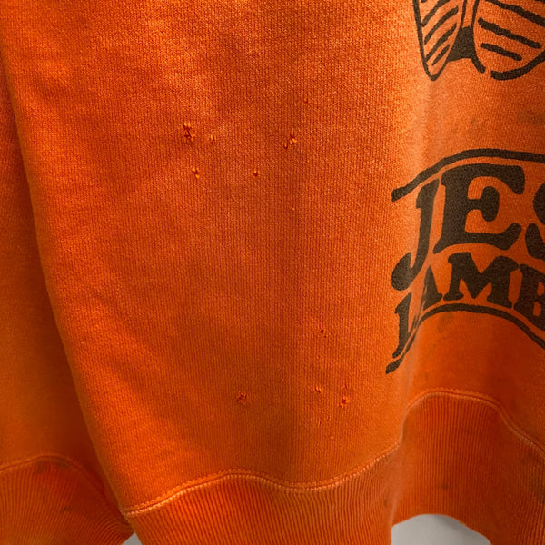 セントマイケル SAINT MICHAEL JS & LMB CRW SWEAT SM-YS8-0000-028 スウェット オレンジ Lサイズ 201MT-4163