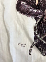 ヴィンテージ vintage 90s 1990 Art of Olivia BETTIE PAGE オリビア アートTシャツ ベティペイジ 白 US古着 XL Tシャツ ホワイト LLサイズ 101MT-4671