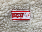 リーバイス Levi's 70s 70年代 ボアジャケット デニム Gジャン トラッカージャケット ボタン裏52 青 紺 サイズ 36 ジャケット 無地 ネイビー 104MT-1990