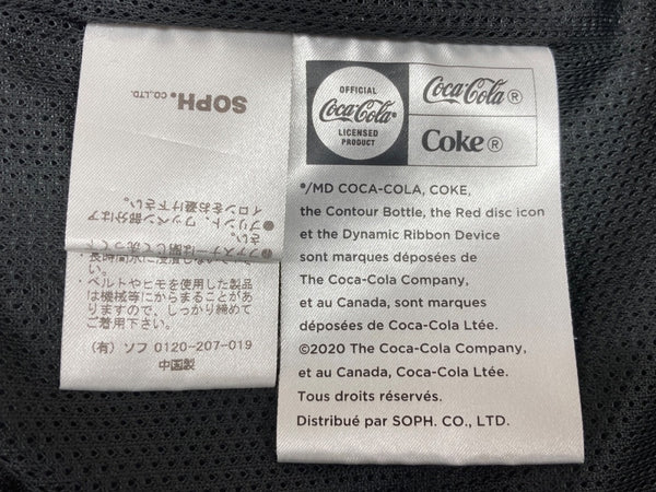 エフシーレアルブリストル F.C.Real Bristol COCA-COLA MULTI PATTERN JACKET コカコーラ マルチ パターン ナイロン フーディ 星柄 バックプリント フロントジップ BLACK 黒 FCRB-200009 ジャケット ロゴ ブラック 104MT-1842