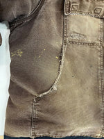 カーハート Carhartt FRライン フレームレジスタント トラディショナルコート ダックワークジャケット 茶 ボロ C26 DKB 2XL ジャケット ブラウン 3Lサイズ 101MT-4679