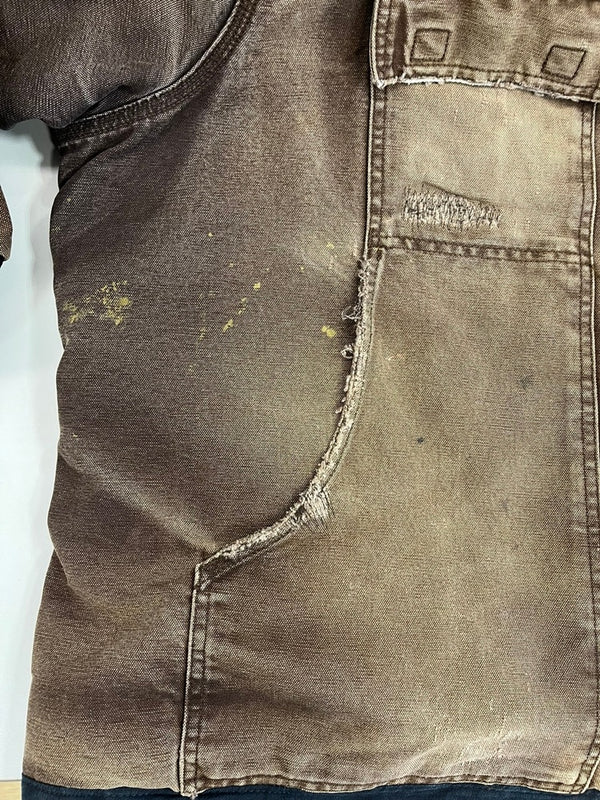 カーハート Carhartt FRライン フレームレジスタント トラディショナルコート ダックワークジャケット 茶 ボロ C26 DKB 2XL ジャケット ブラウン 3Lサイズ 101MT-4679